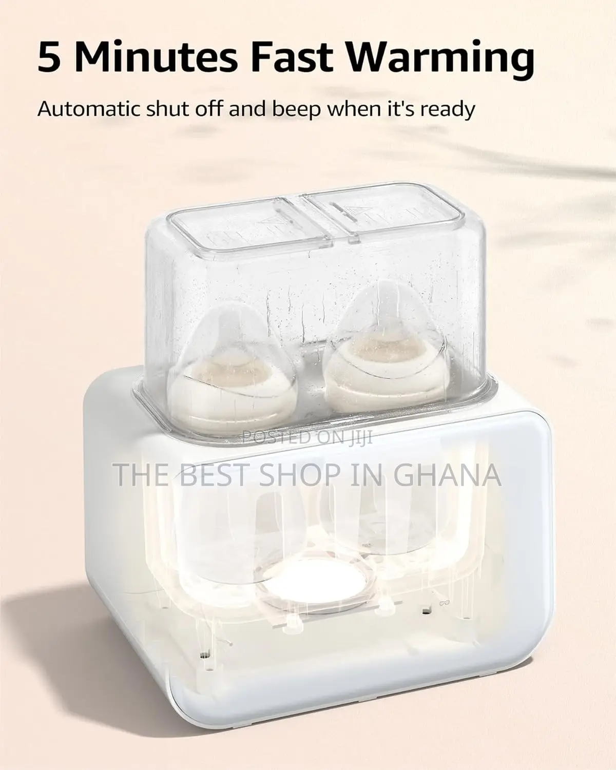 Bottle Warmer 8-in-1 Fast Baby Milk Warmer and Steriliser W/ LCD/Timer