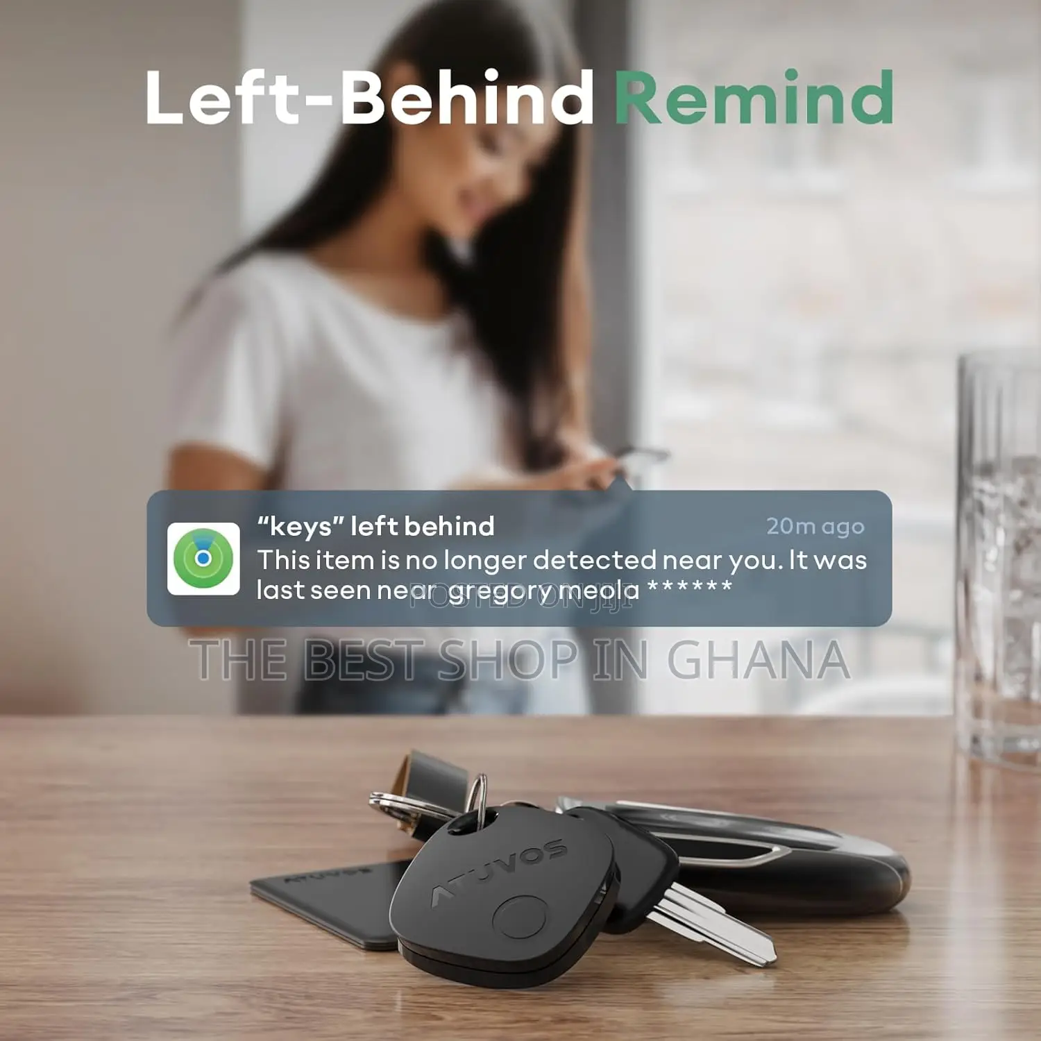 Atuvos Air Tags - 4 Pack,Tracker Bluetooth, Compatible With Ios Only