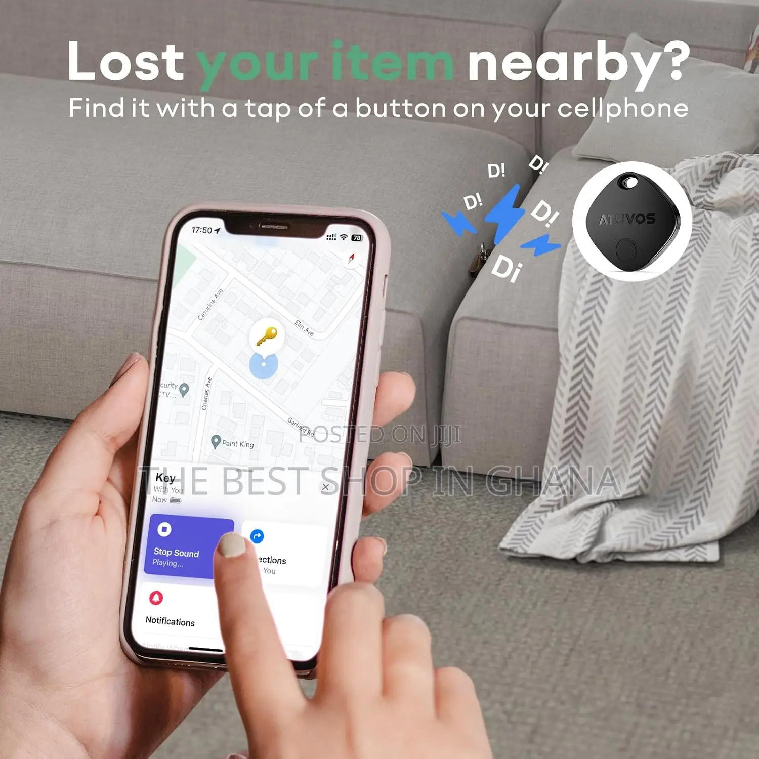 Atuvos Air Tags - 4 Pack,Tracker Bluetooth, Compatible With Ios Only