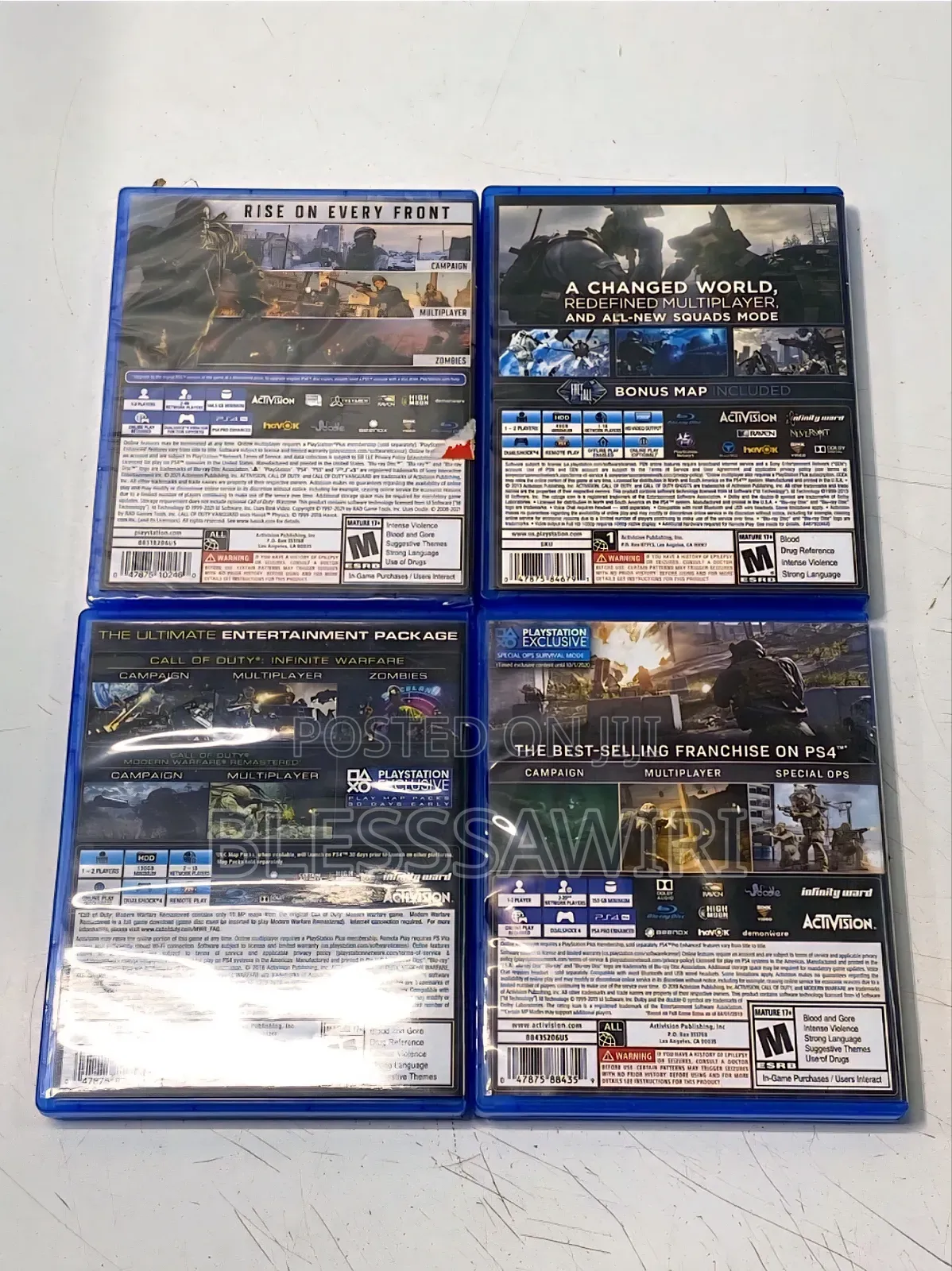 Call of Duty Games for Playstation 4 Available