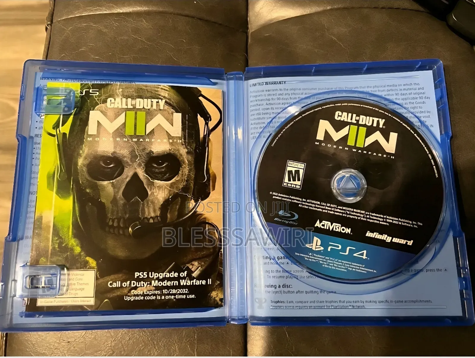2022 Call of Duty Modern Warfare 2 for Ps4 Cross Gen Cd