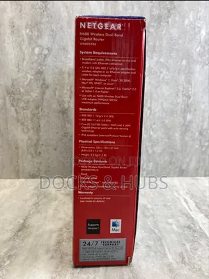 Netgear N600 Dual Band Gigabit Wifi Router (Wndr3700-100nas)