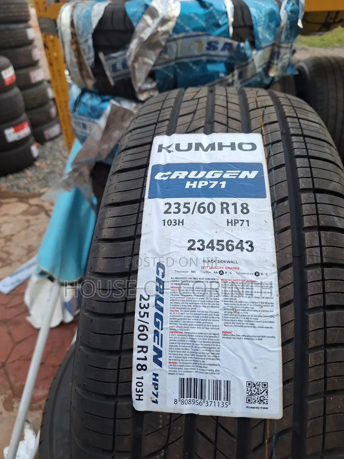 235/60r18 Kumho