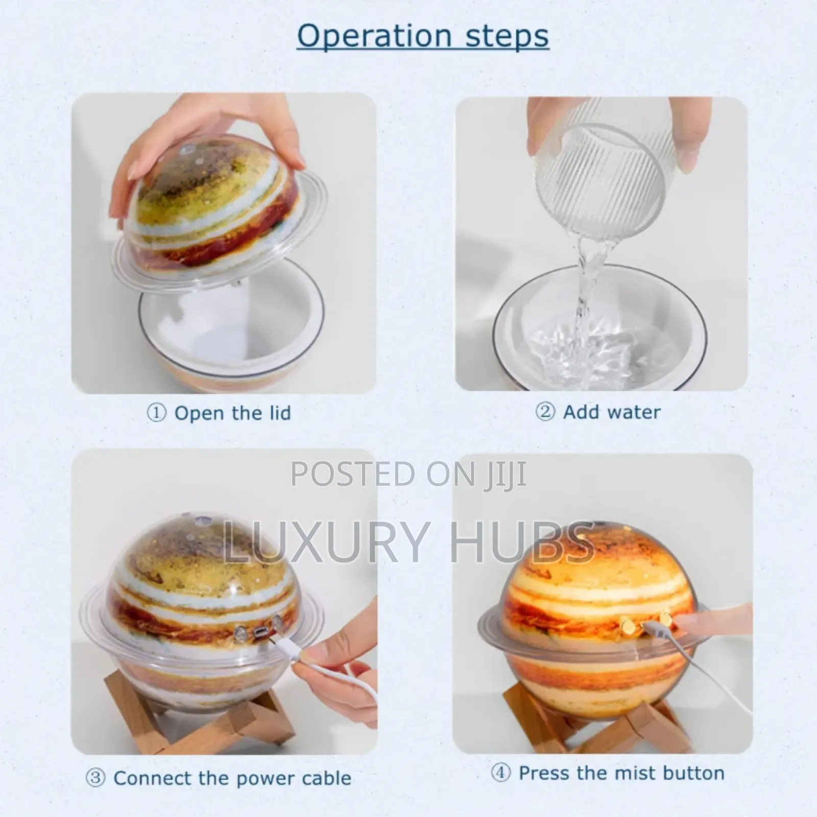 Decorative 3d Galaxy Lamp Humidifier