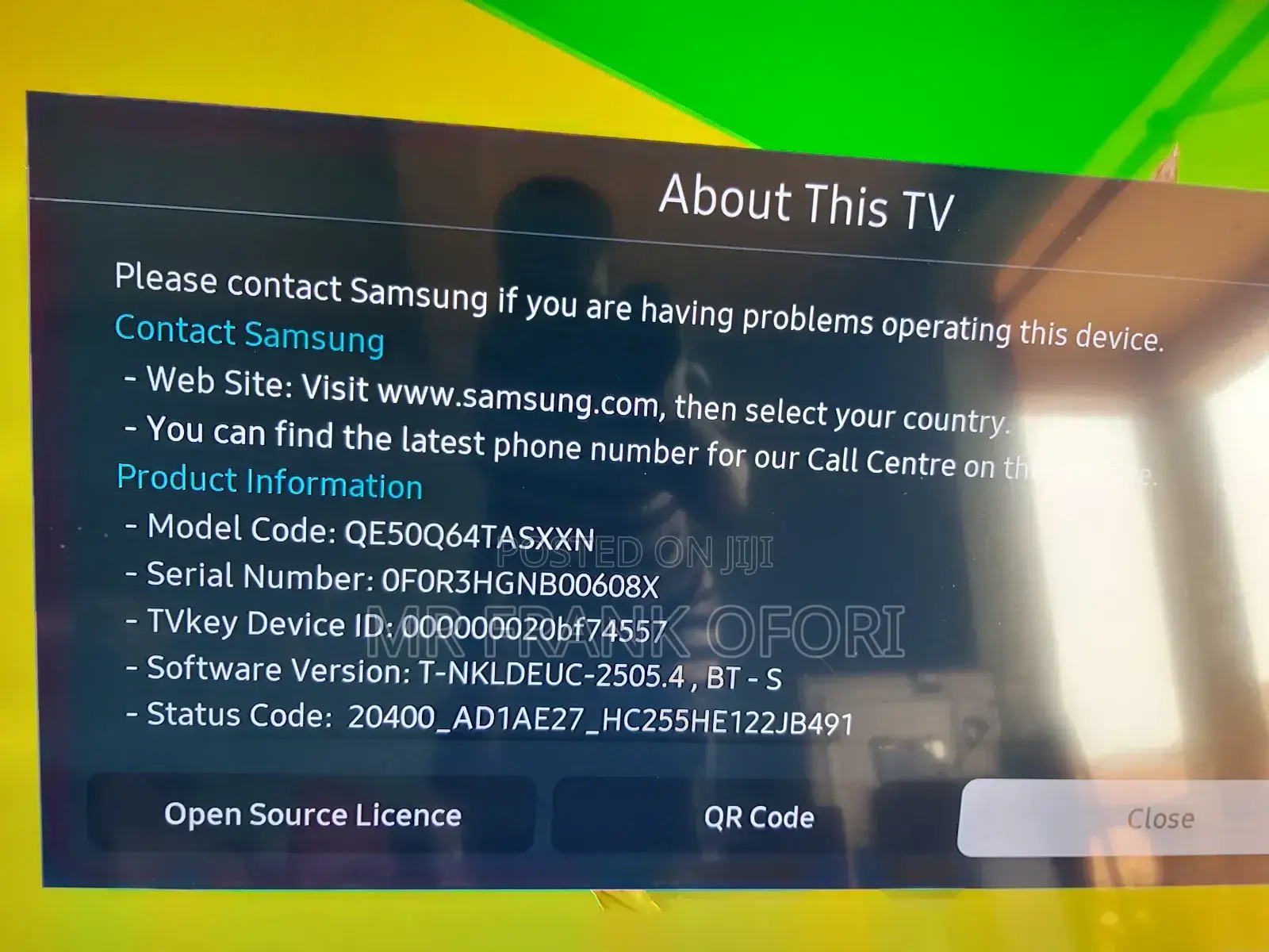 Samsung Qled 50inches