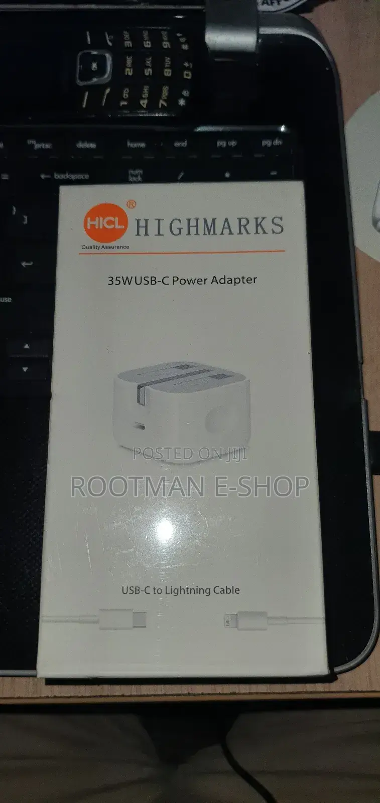 Highmark Complete 35w Power Adapter and Usb to Lightning Cable