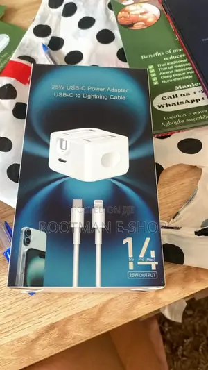 2025 25w Usb Ports Power Adapter- Usb C to Lightning Cab (Compatible)