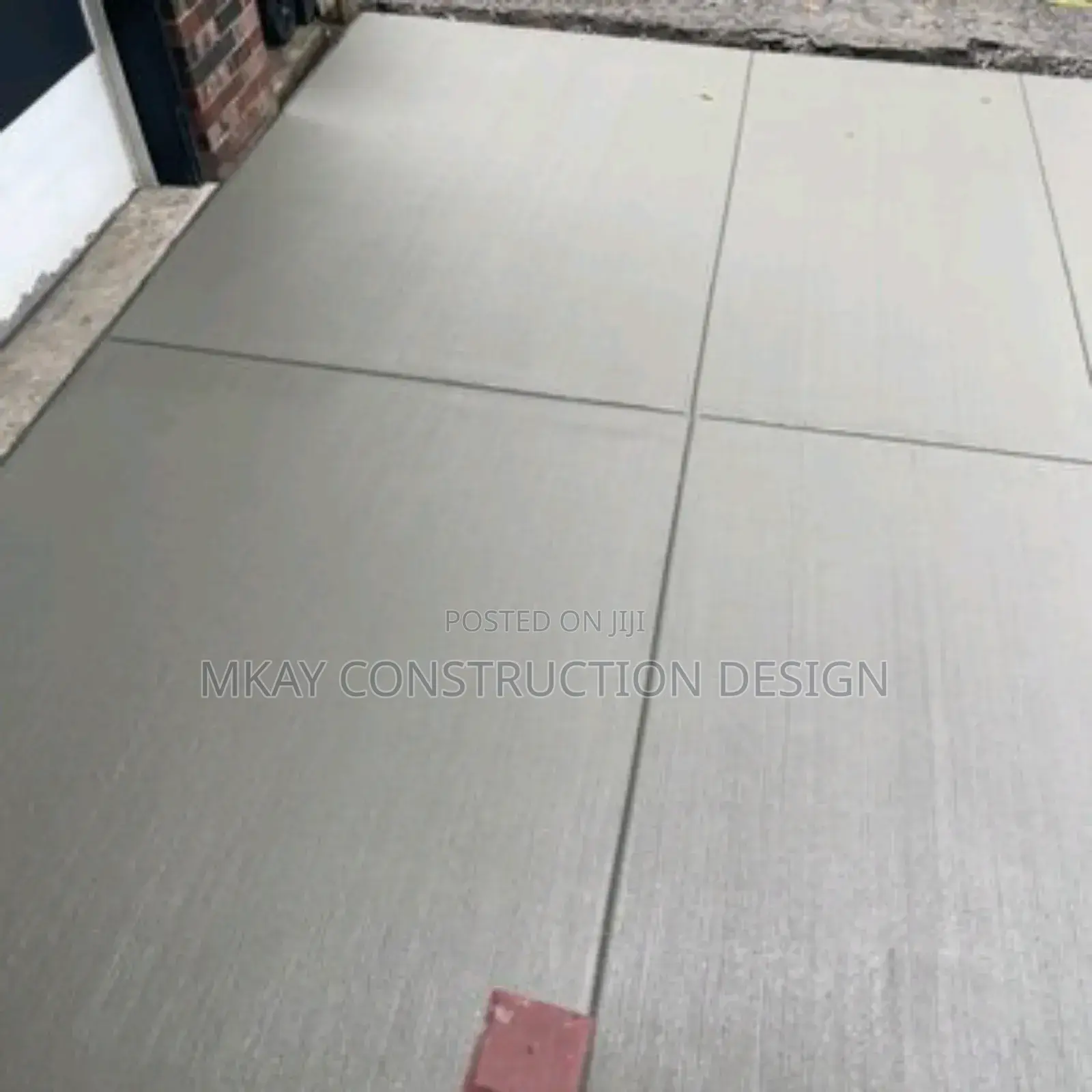 Chemical Broom Brush Concrete Demarcation Designs