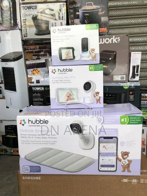 Hubble Smart Wireless Sensor Mat With 1080p Wi-Fi Video Baby Monitor