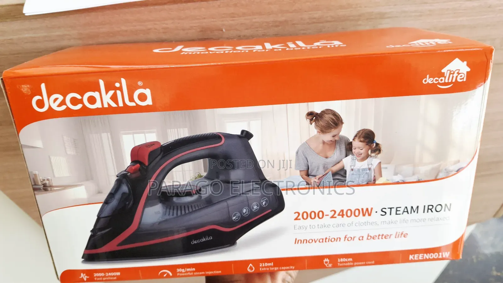 Smart Decakila Steam Iron Keen001w