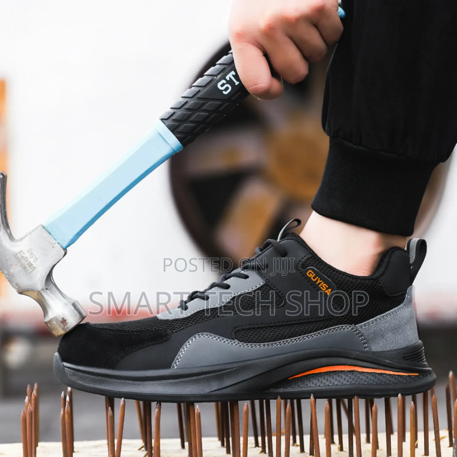 High Grade Casual Safety Shoe Boot + Metal Toes And Kevlar Mid Soles