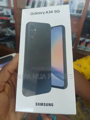 New Samsung Galaxy A34 5G 128 GB Black