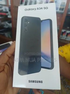 New Samsung Galaxy A34 5G 128 GB Black