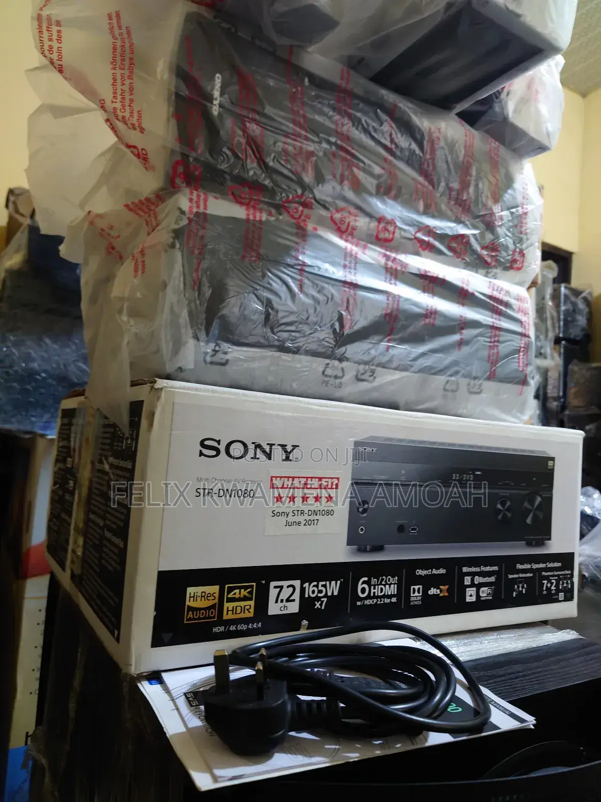 Sony Strdn1080 7.2 Ch Dolby Atmos Receiver + Atmos SPKS + SVS 12" Sub