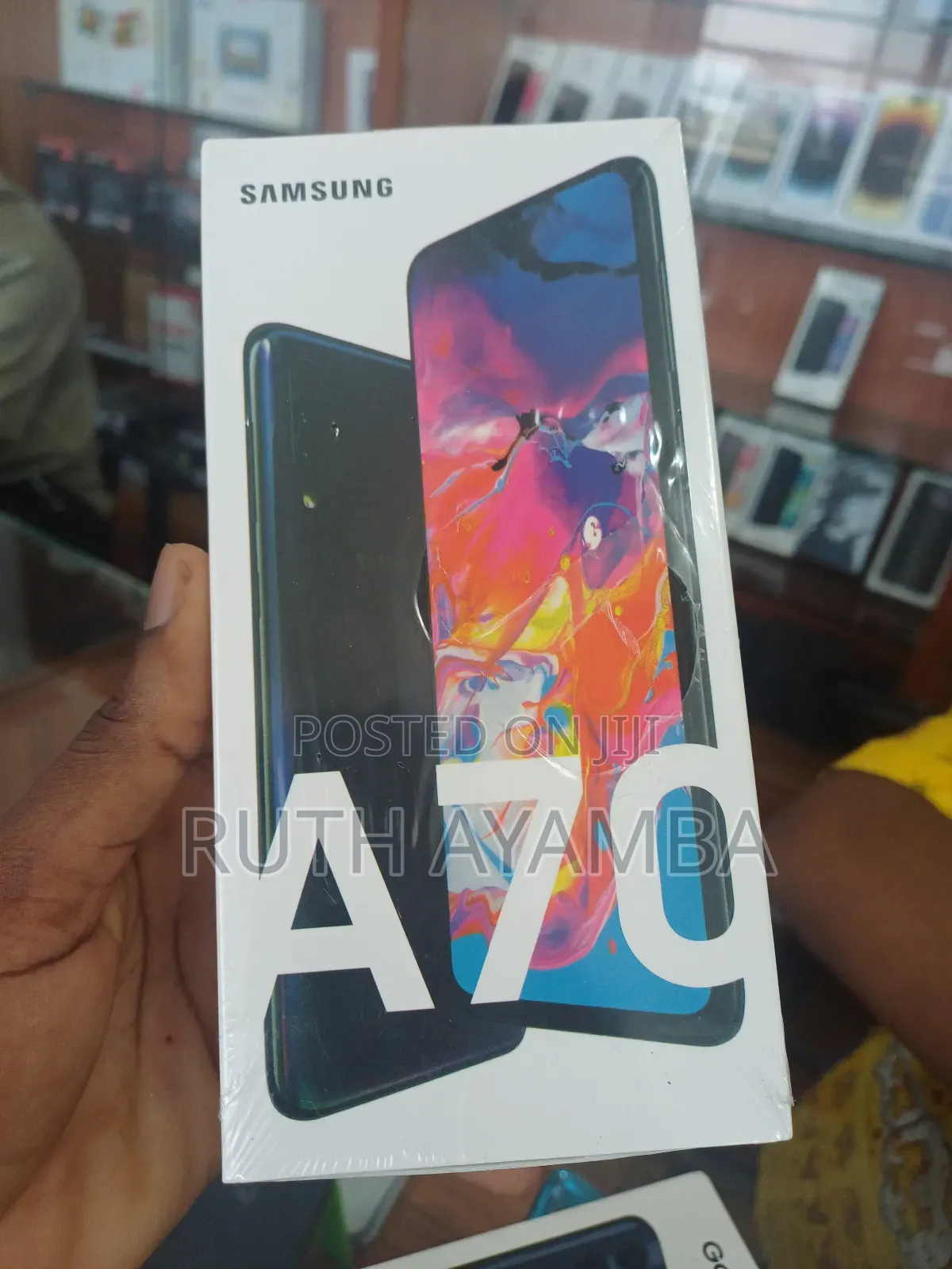 New Samsung Galaxy A70 128 GB Black
