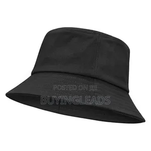 5 PCS Customizable Black Bucket Hat