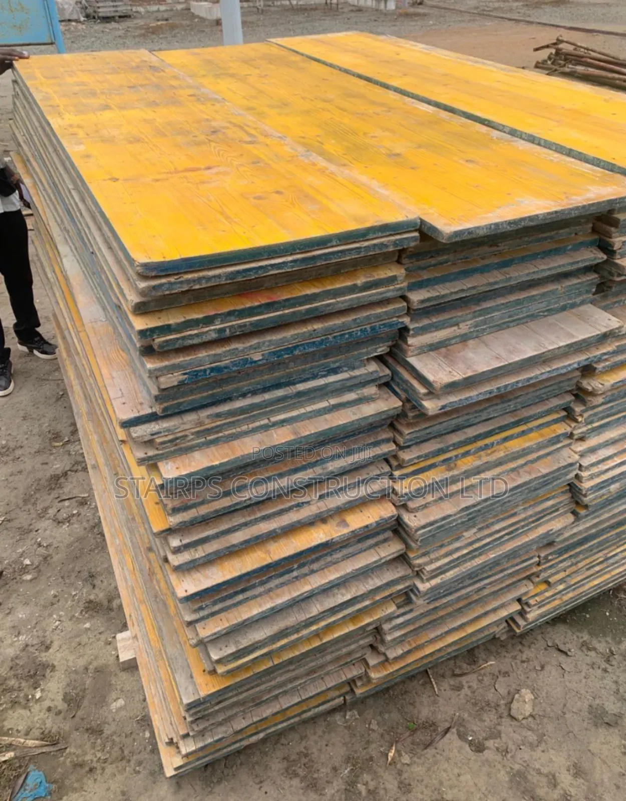 Used 2m by 0.5m, Doka Yellow Boards for Sale