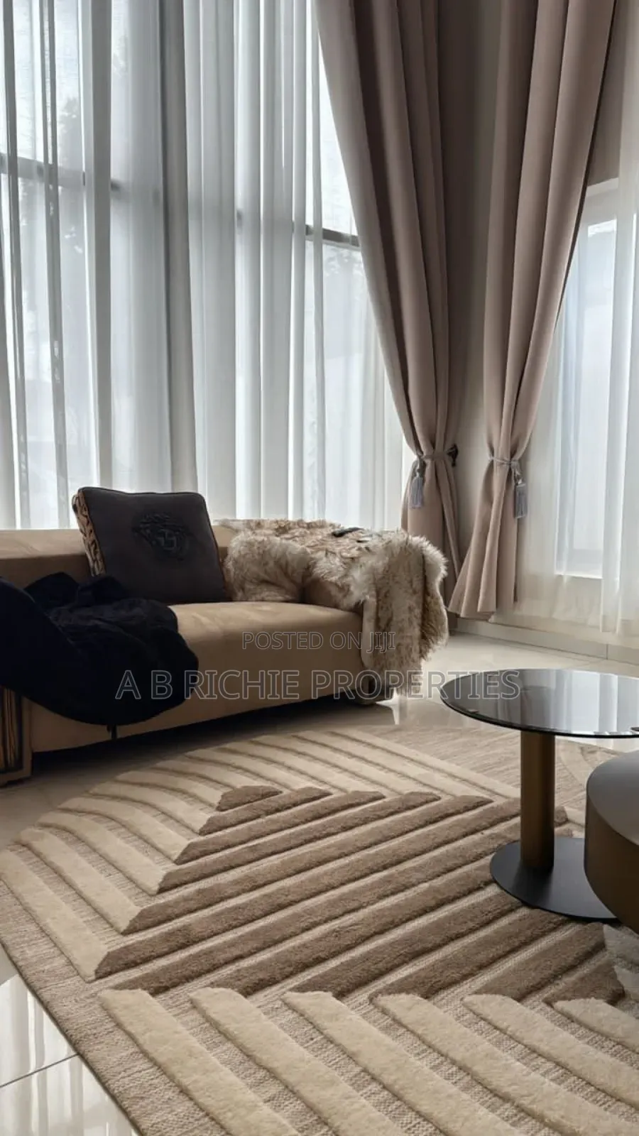 Furnished 4bdrm House in Ab Richie Properties, East Legon for sale