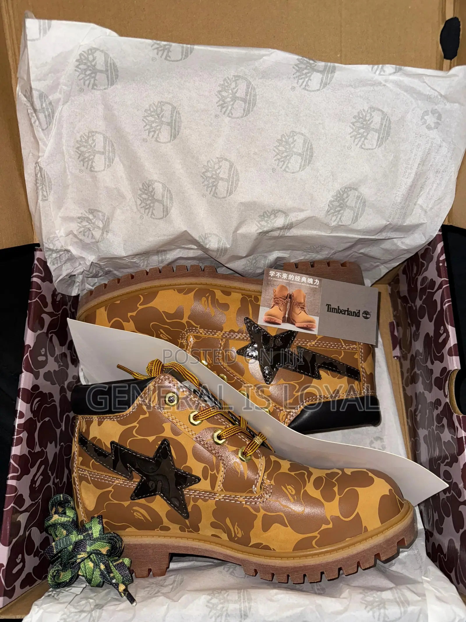 Timberland X Bape Chukka Boots