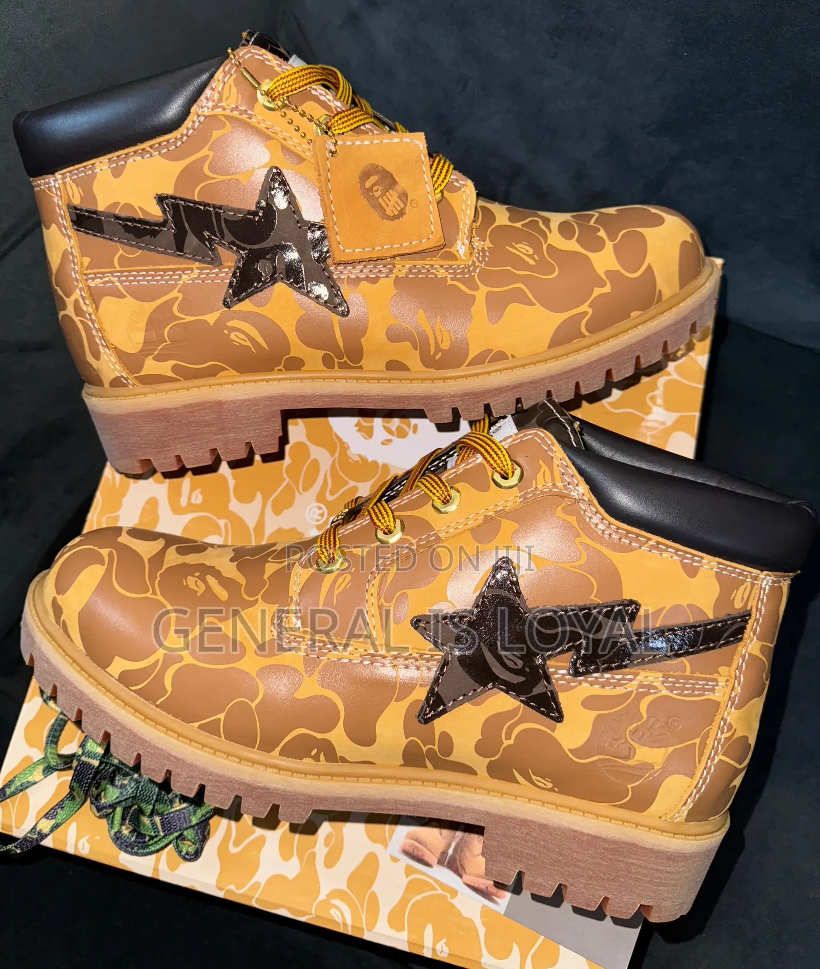 Timberland X Bape Chukka Boots
