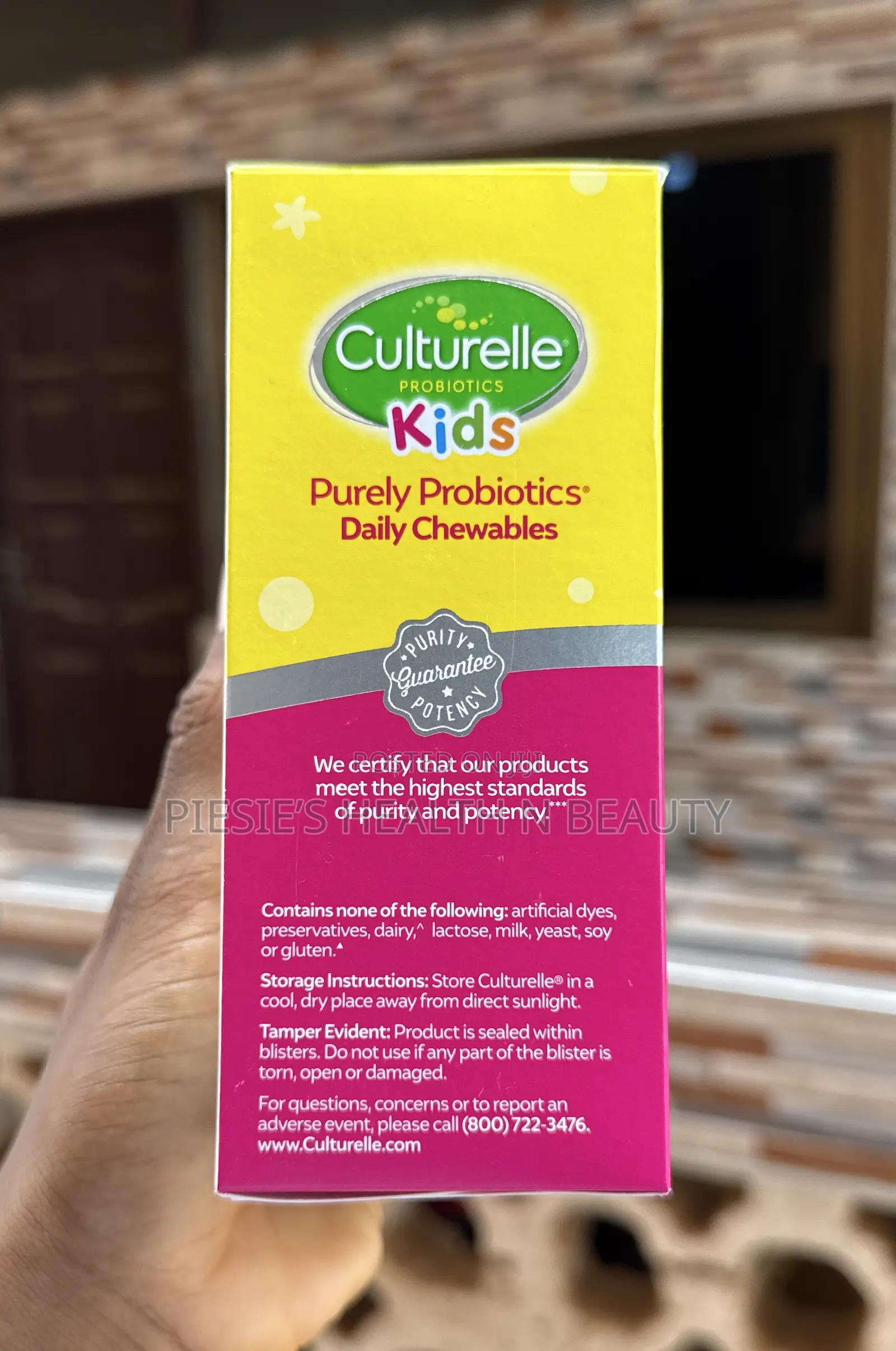 Culturelle Kids Purely Probiotics Chewable Tablets, 60 Count