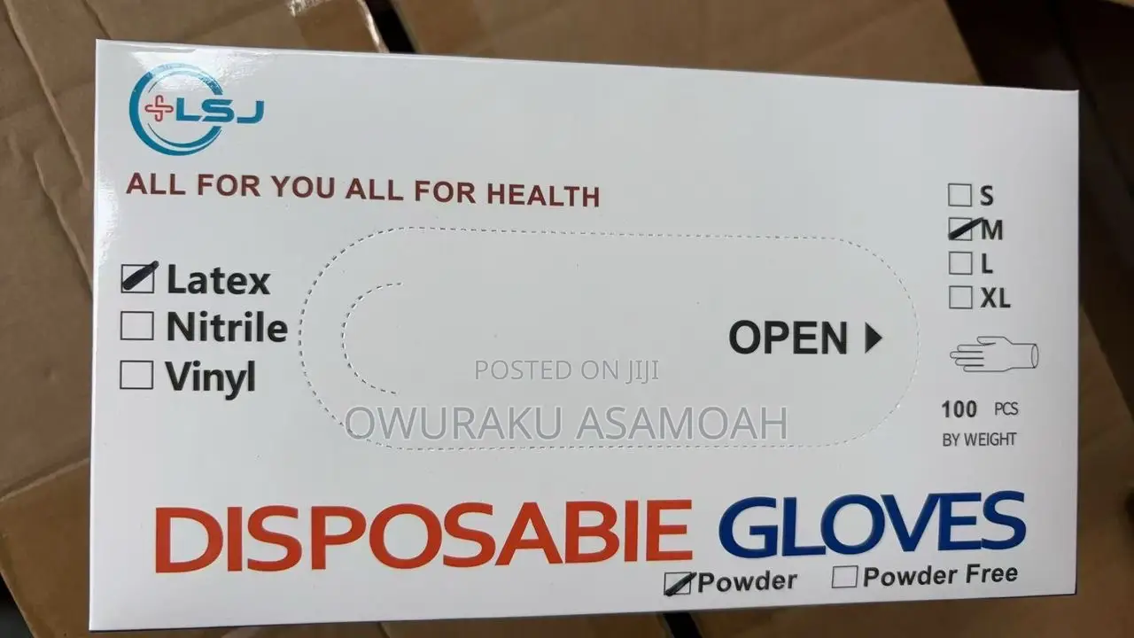 Disposable Powered Latex Examination Gloves