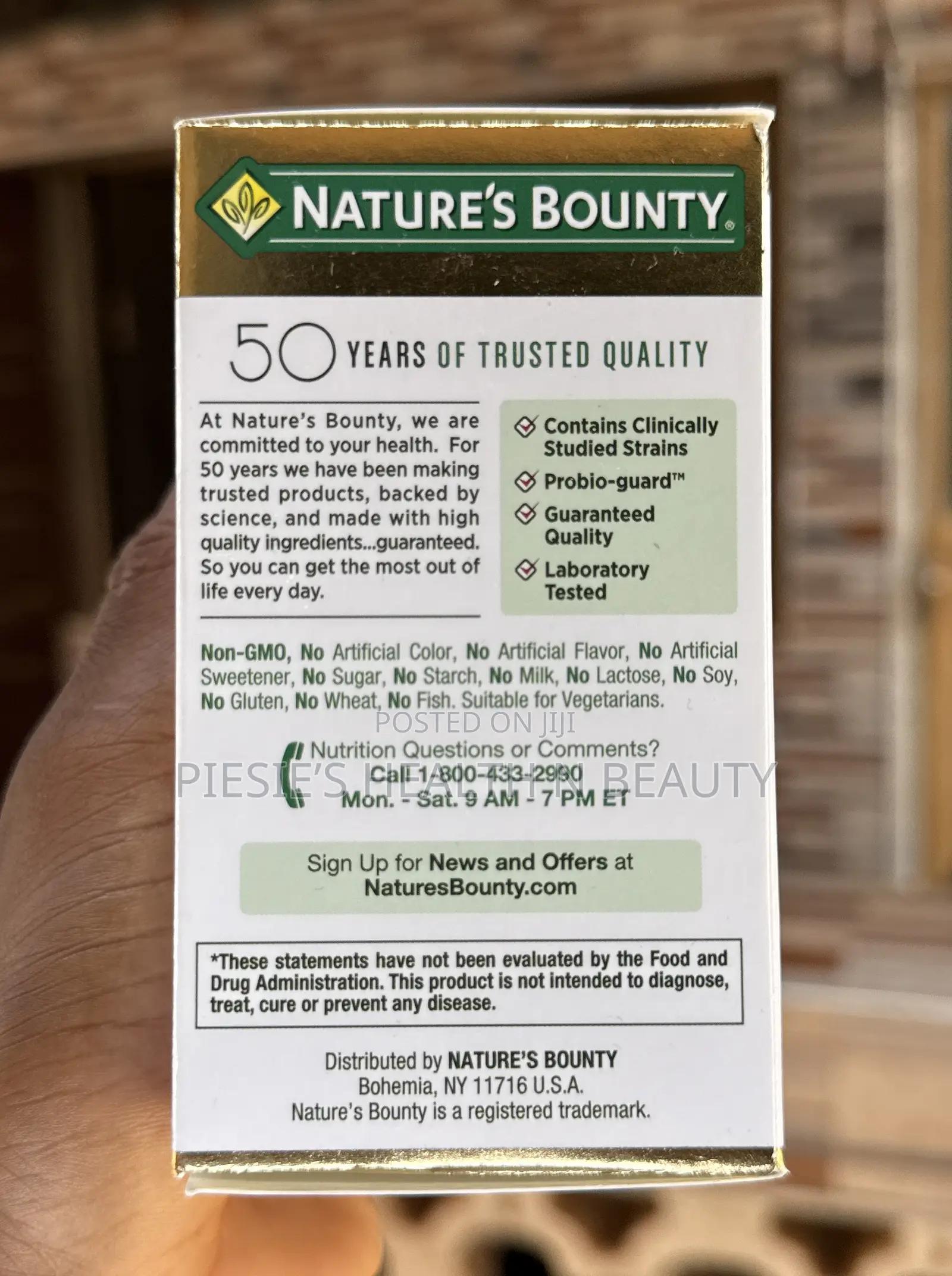 Nature's Bounty Probiotic 10 Ultra Strength, 20 Billion