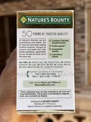 Nature's Bounty Probiotic 10 Ultra Strength, 20 Billion