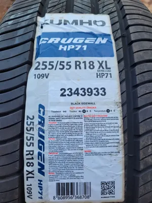 255/55r18 Kumho