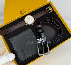 Belt,Watch Wallet Combo