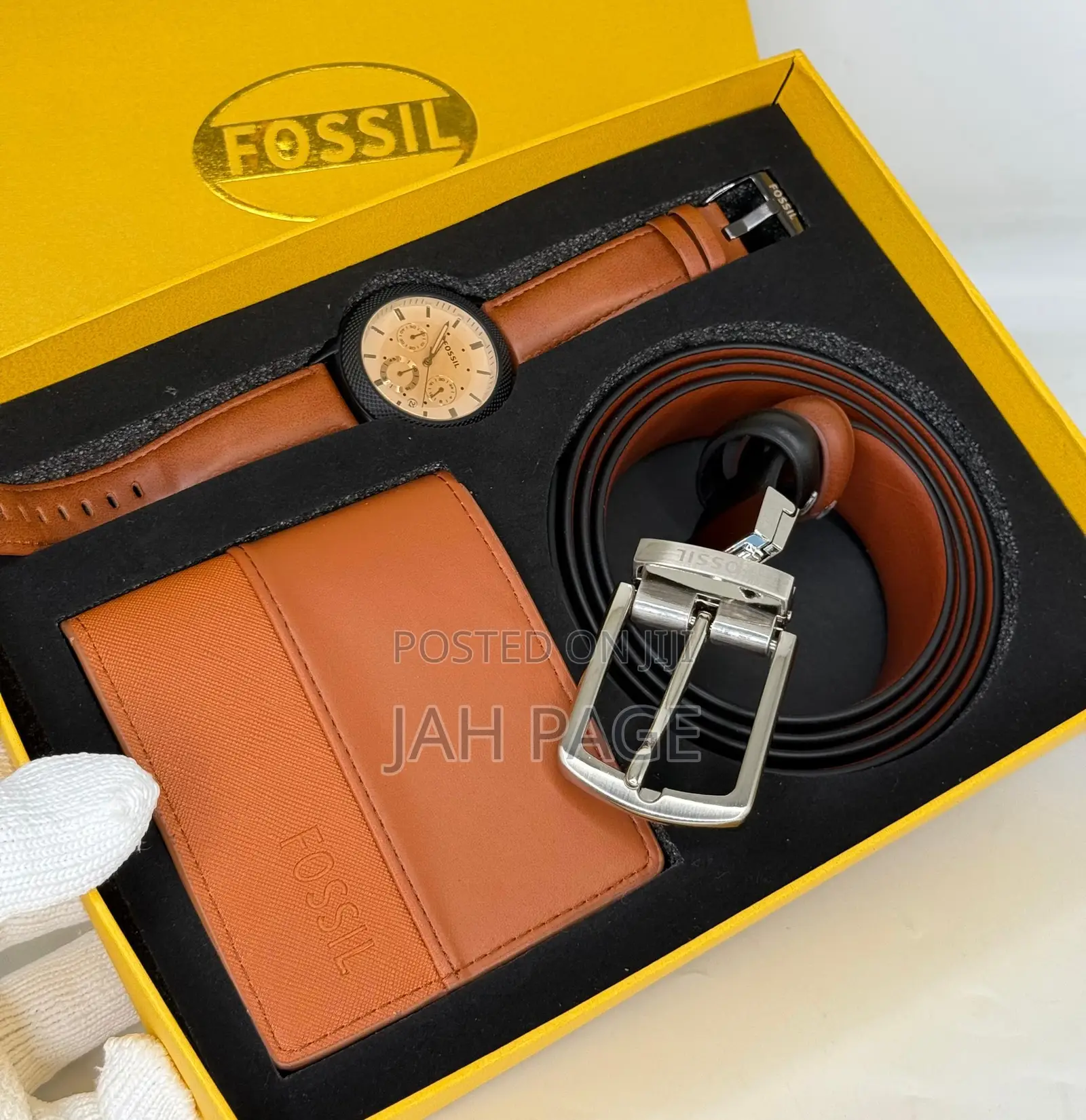 Belt,Watch Wallet Combo