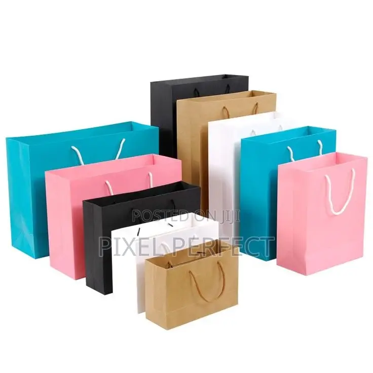 Paper Bags With Branding - All Types