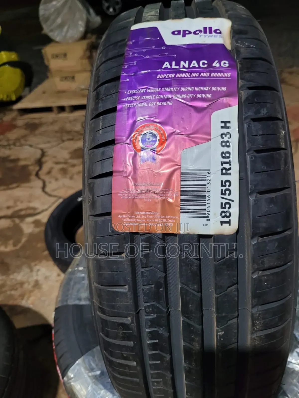 185/55r16 Apollo