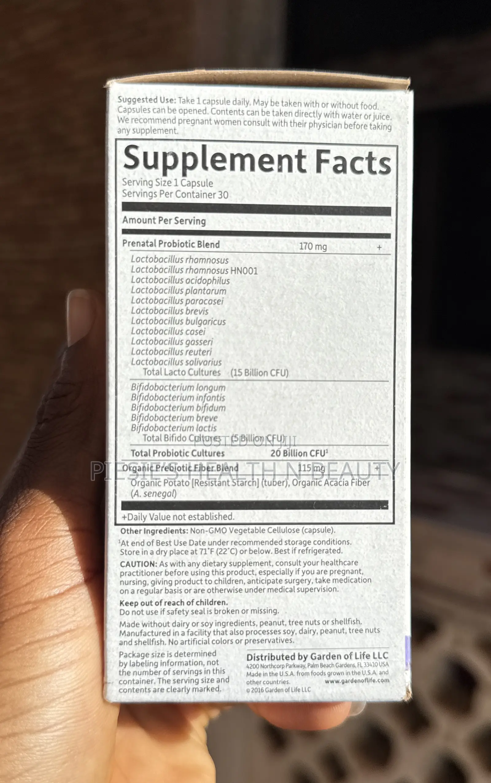 Garden of Life Dr.Formulated Probiotics Once Daily Prenatal Probiotic