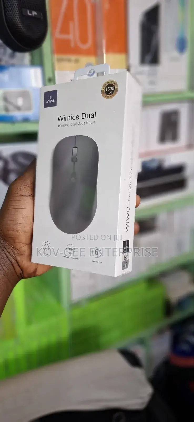 Wiwu Wimice Lite Wireless Dual Mode Mouse (Black)