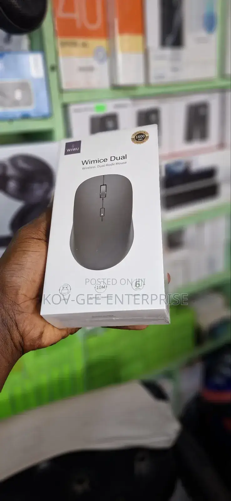 Wiwu Wimice Lite Wireless Dual Mode Mouse (Black)