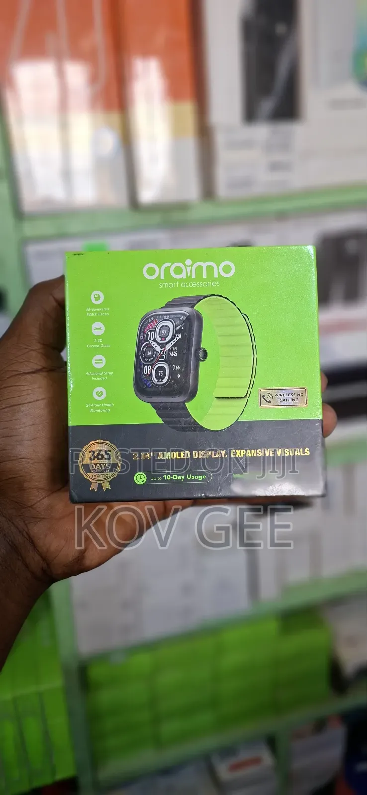 Oraimo 2.04" Amoled Display Watch Nova N