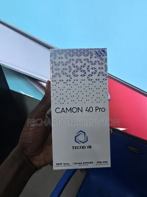 New Tecno Camon 40 Pro 256 GB Black