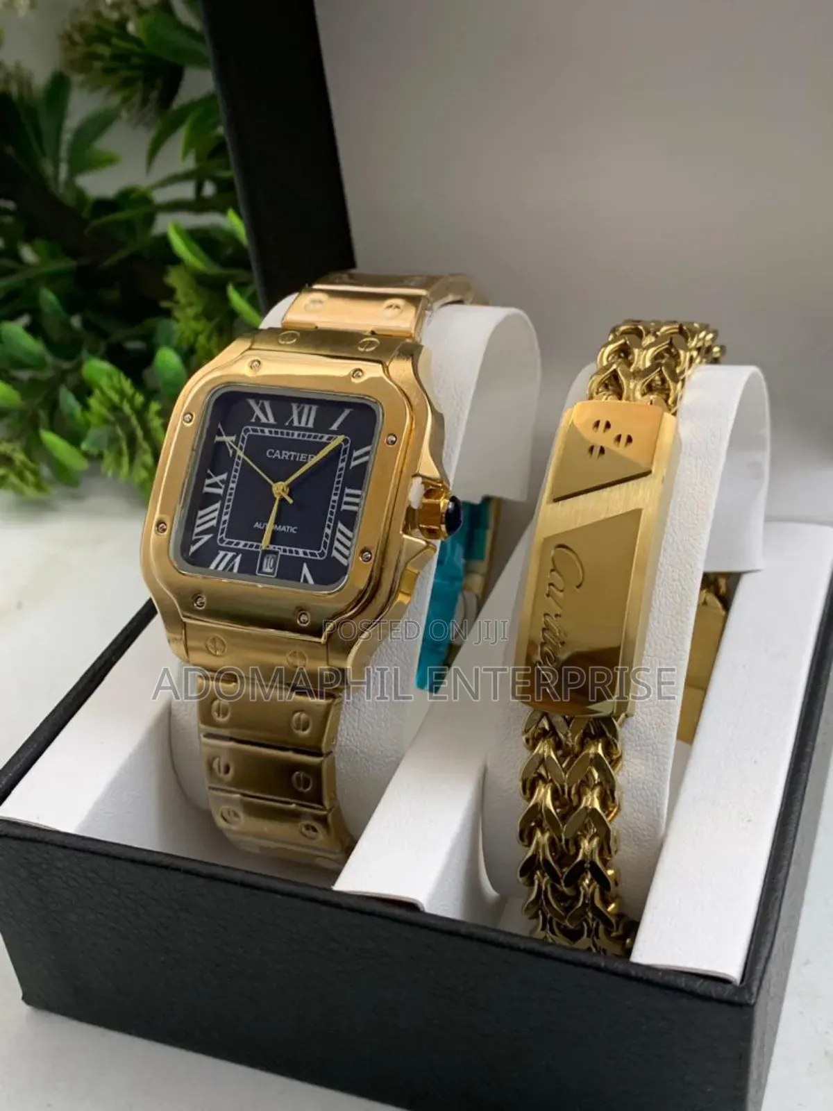 Men Cartier and Bracelet Set
