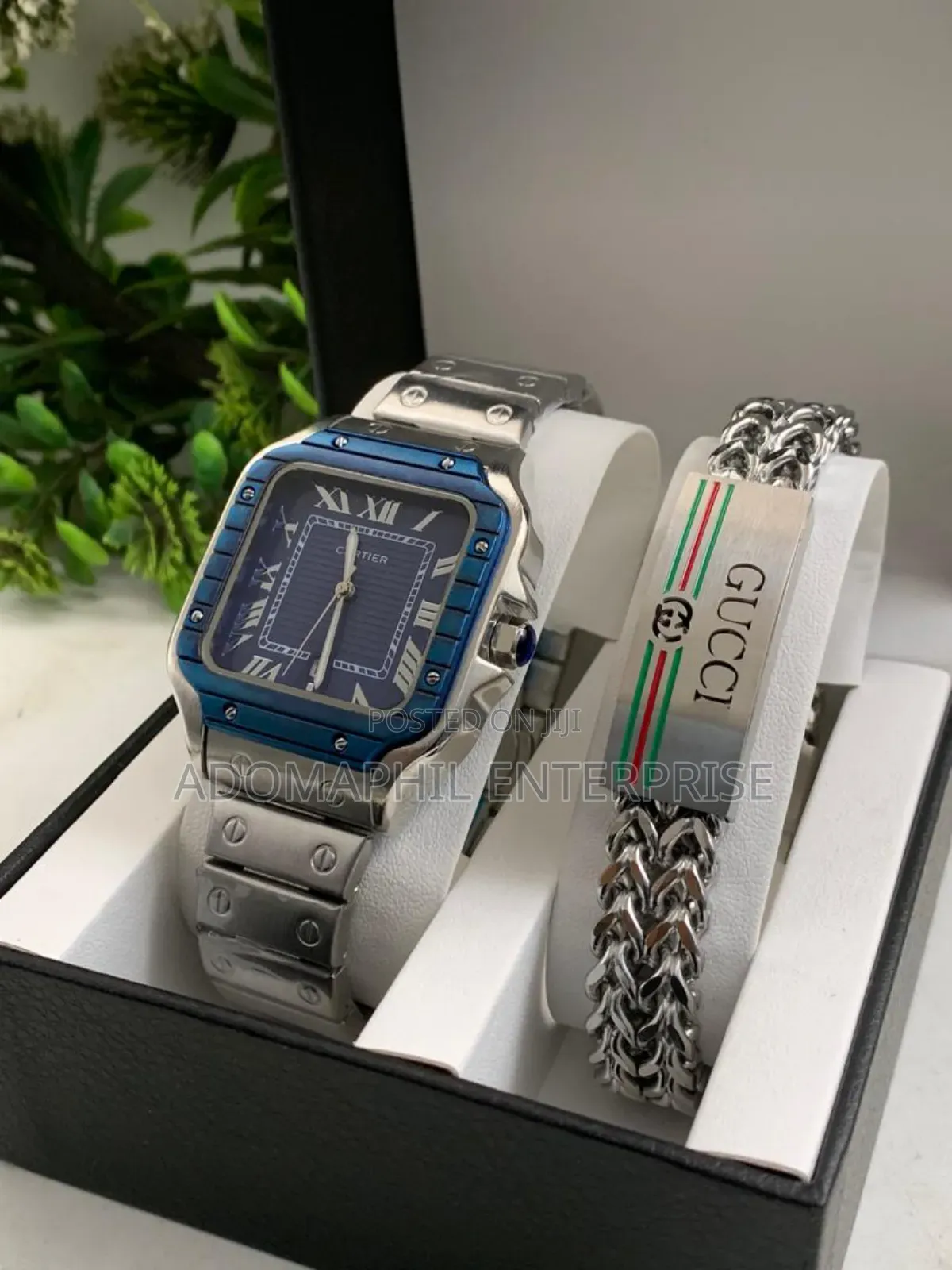 Men Cartier and Bracelet Set