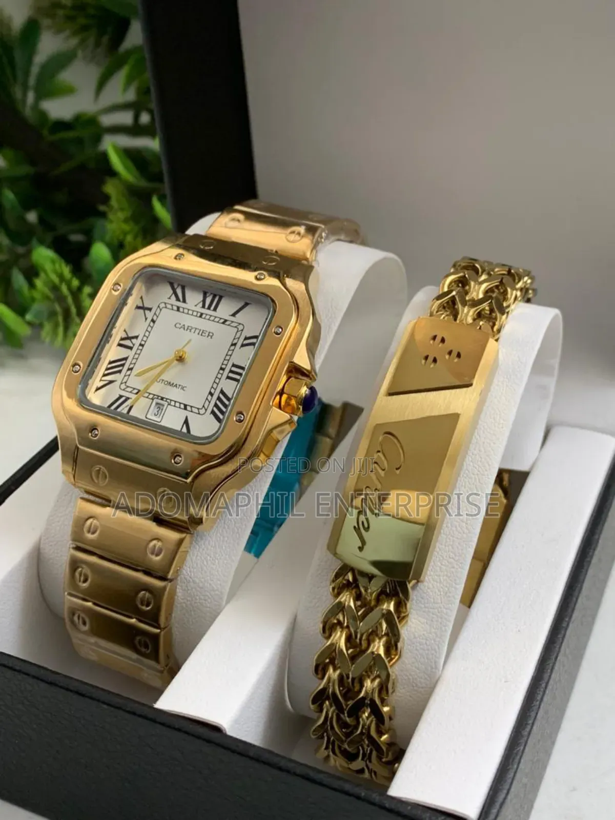 Men Cartier and Bracelet Set
