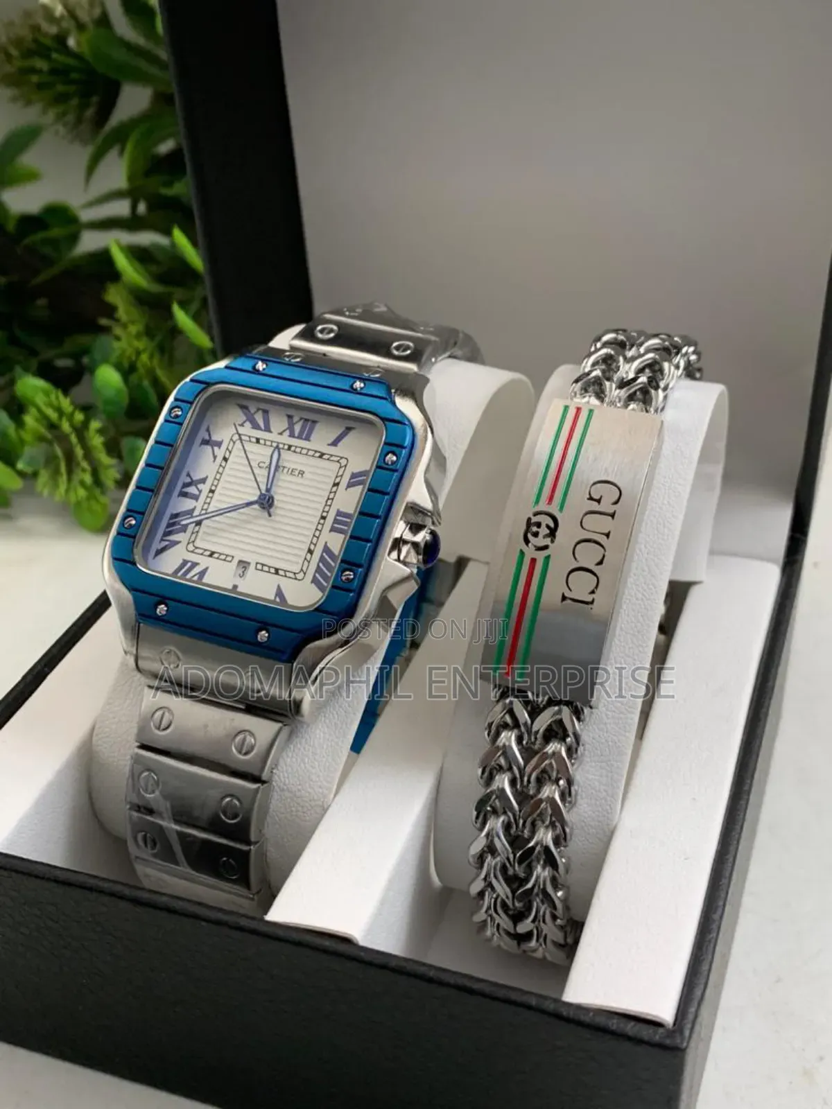 Men Cartier and Bracelet Set