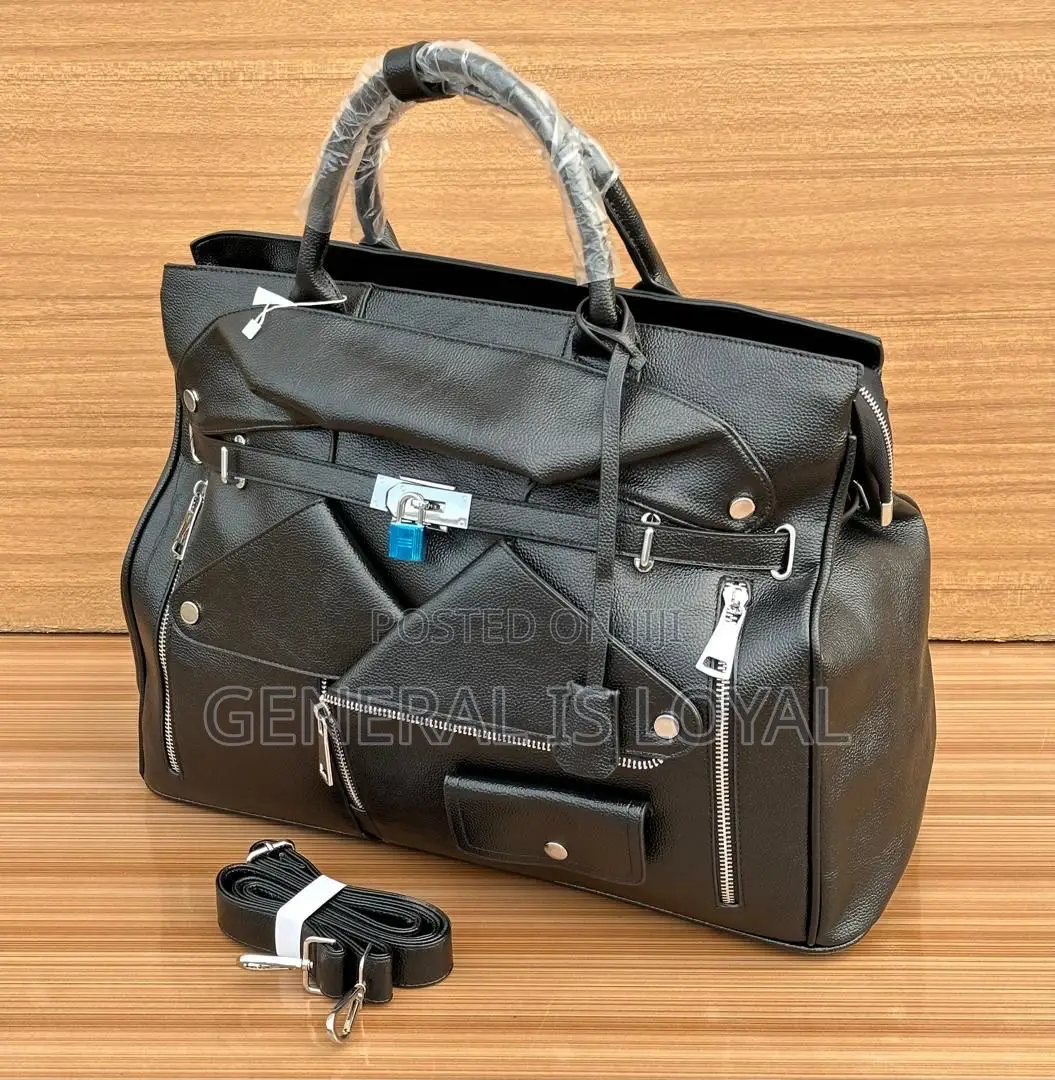 Carry On Men Leather Duffel Bag