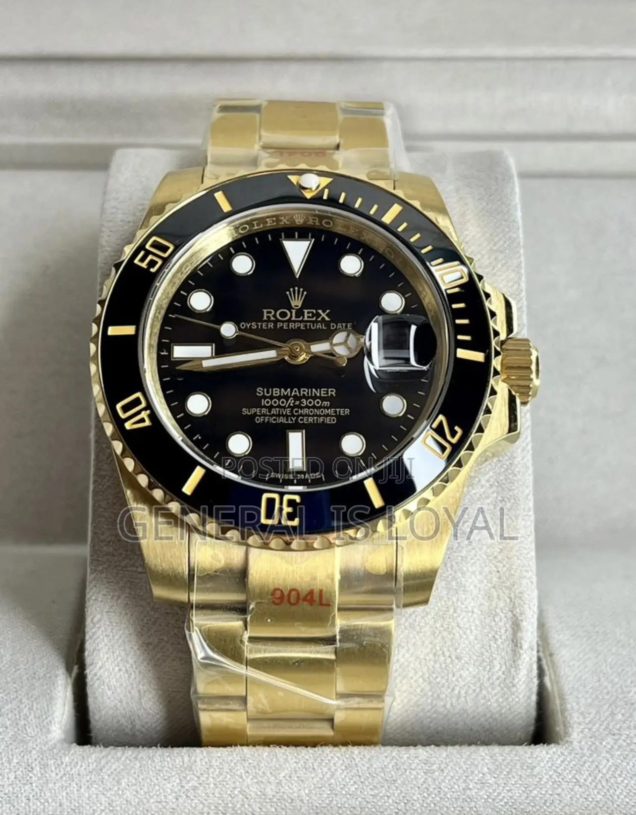 Rolex Submariner Yellow Numbers, Black Dial