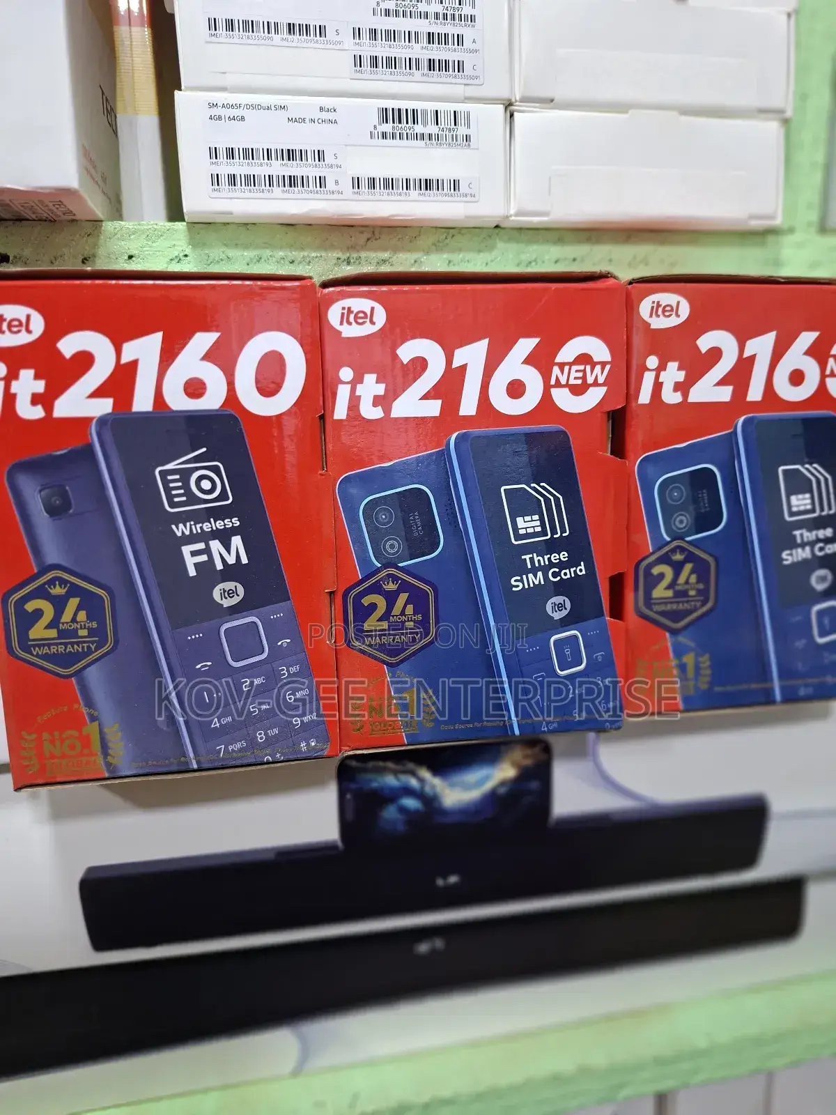 New Itel it2160 Black