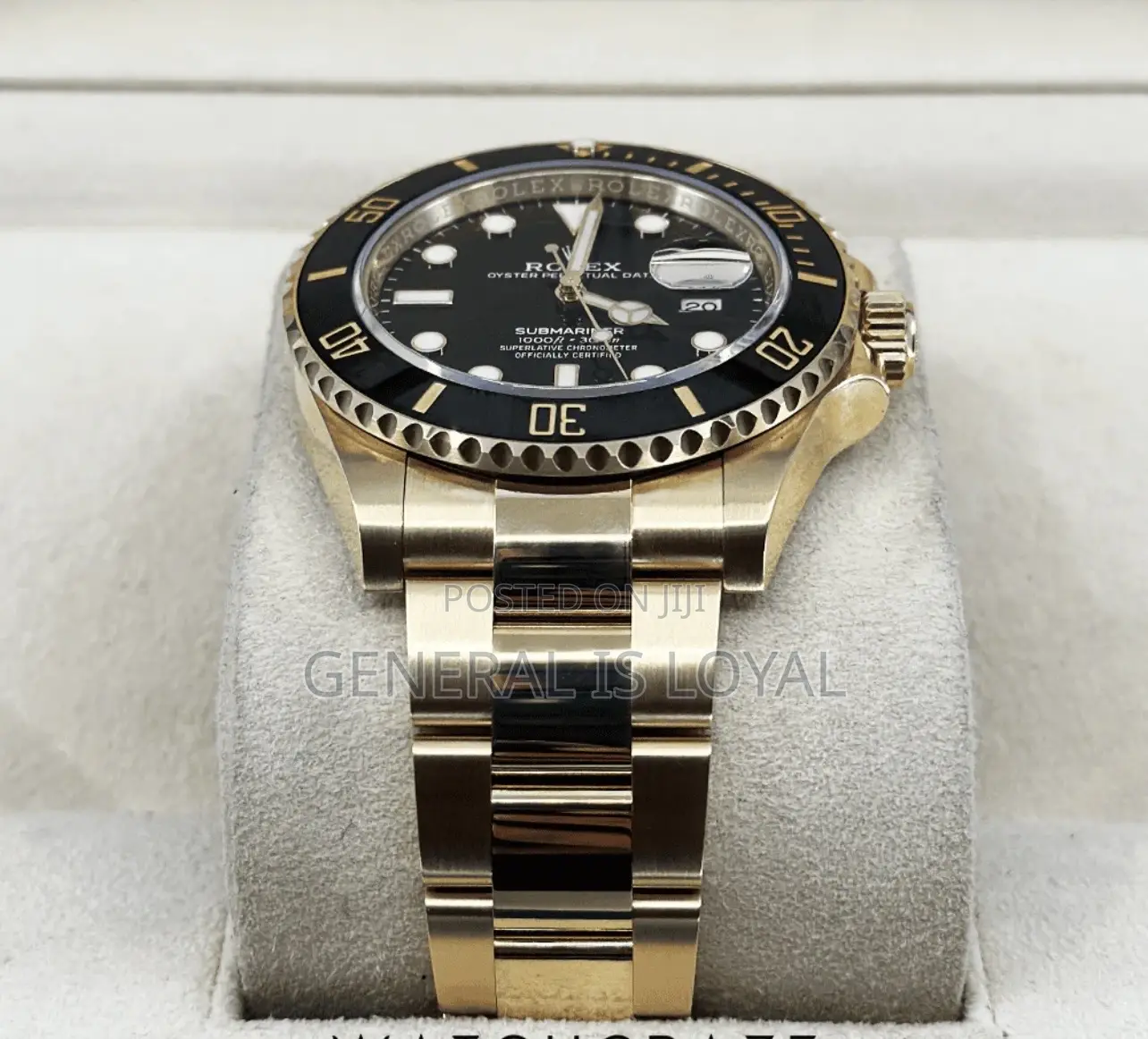 Rolex Submariner Yellow Numbers, Black Dial