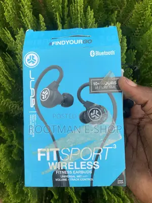 Jlab Fit Sport 3 Wireless Fitness Earbuds, Black, Bluetooth 4.2