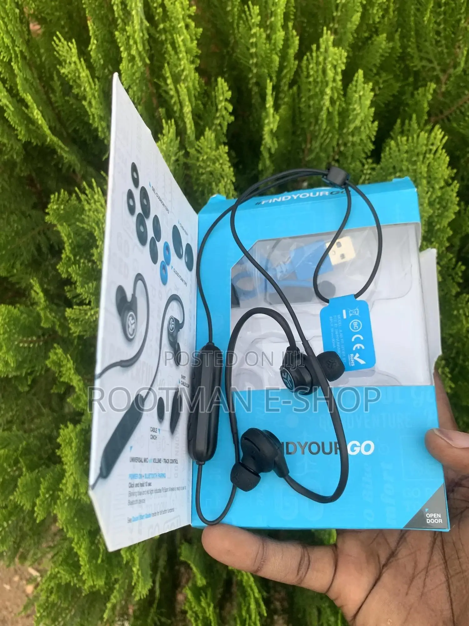 Jlab Fit Sport 3 Wireless Fitness Earbuds, Black, Bluetooth 4.2