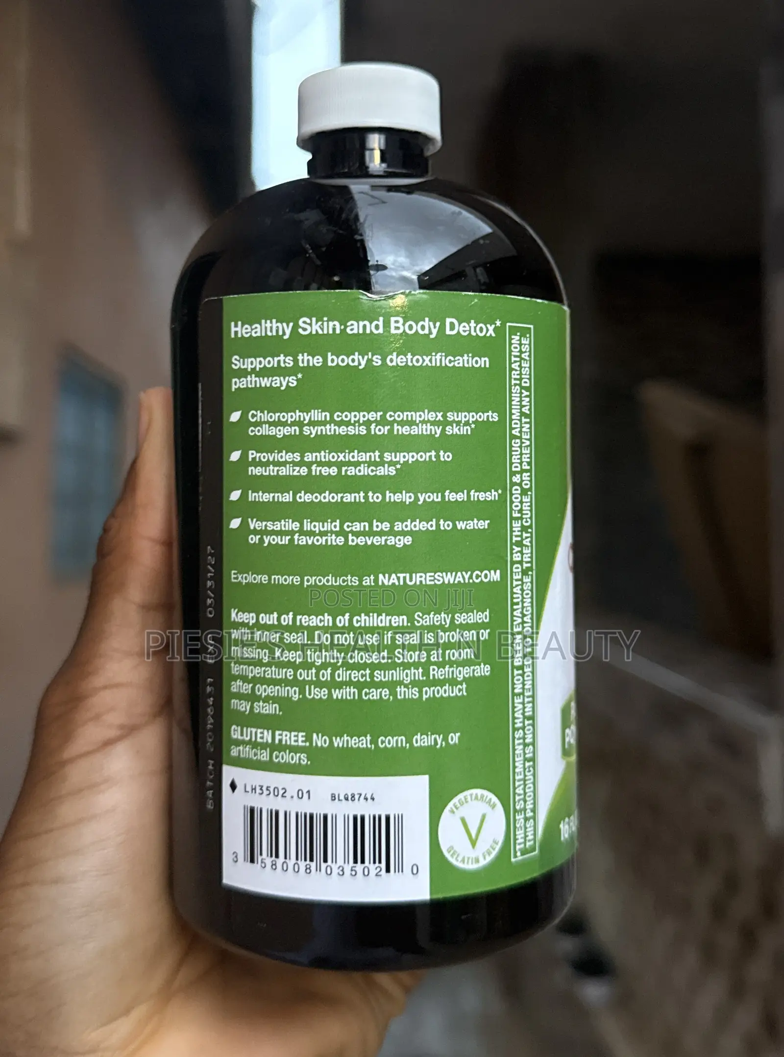 Nature's Way Chlorofresh, Liquid Chlorophyll, Mint, 16 Fl Oz (480 Ml)
