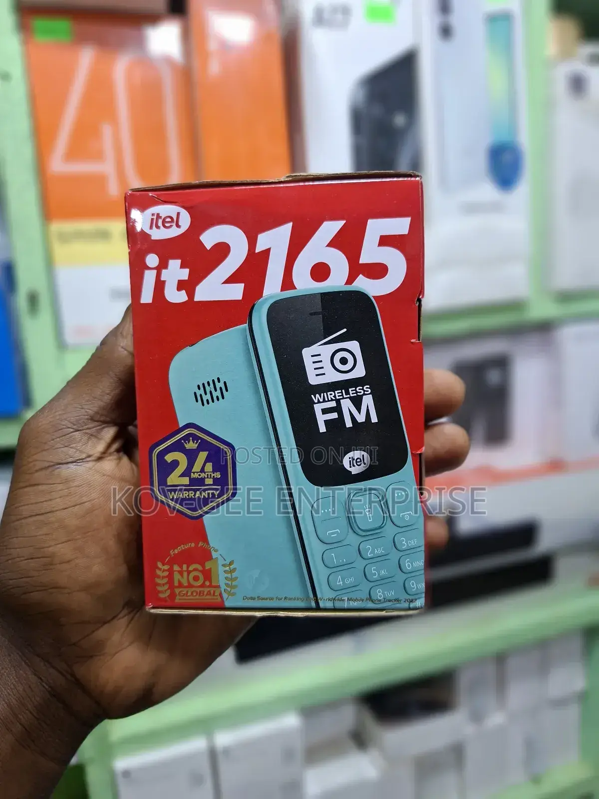 New Itel it2165 Blue